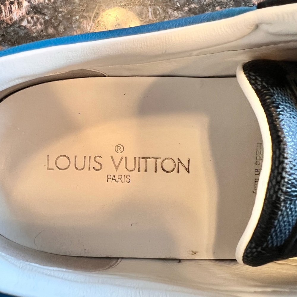Louis Vuitton Men's Navy Sneakers - Picture 6 of 13